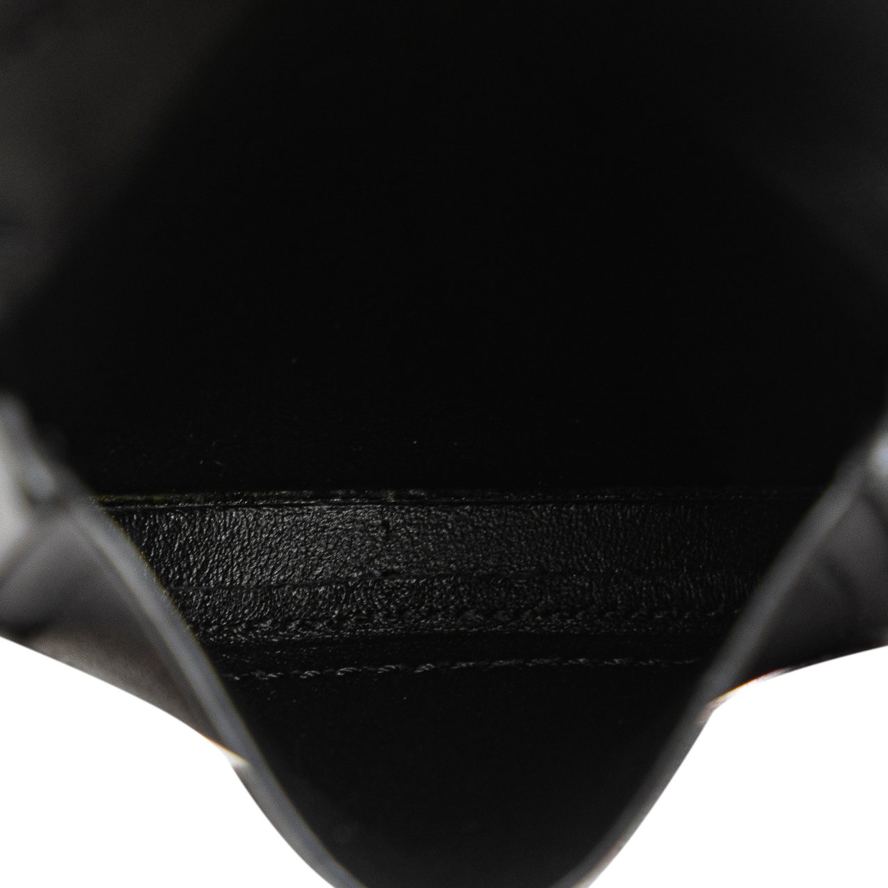 Loewe Mini Soft Calfskin Heel Pouch Zwart