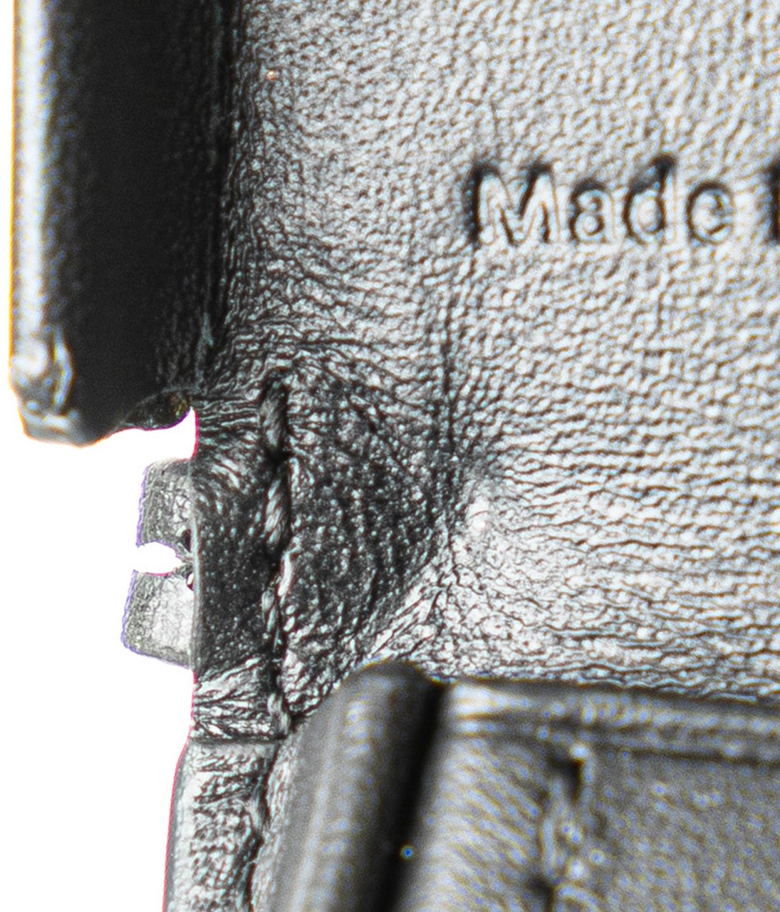 Loewe Mini Soft Calfskin Heel Pouch Zwart