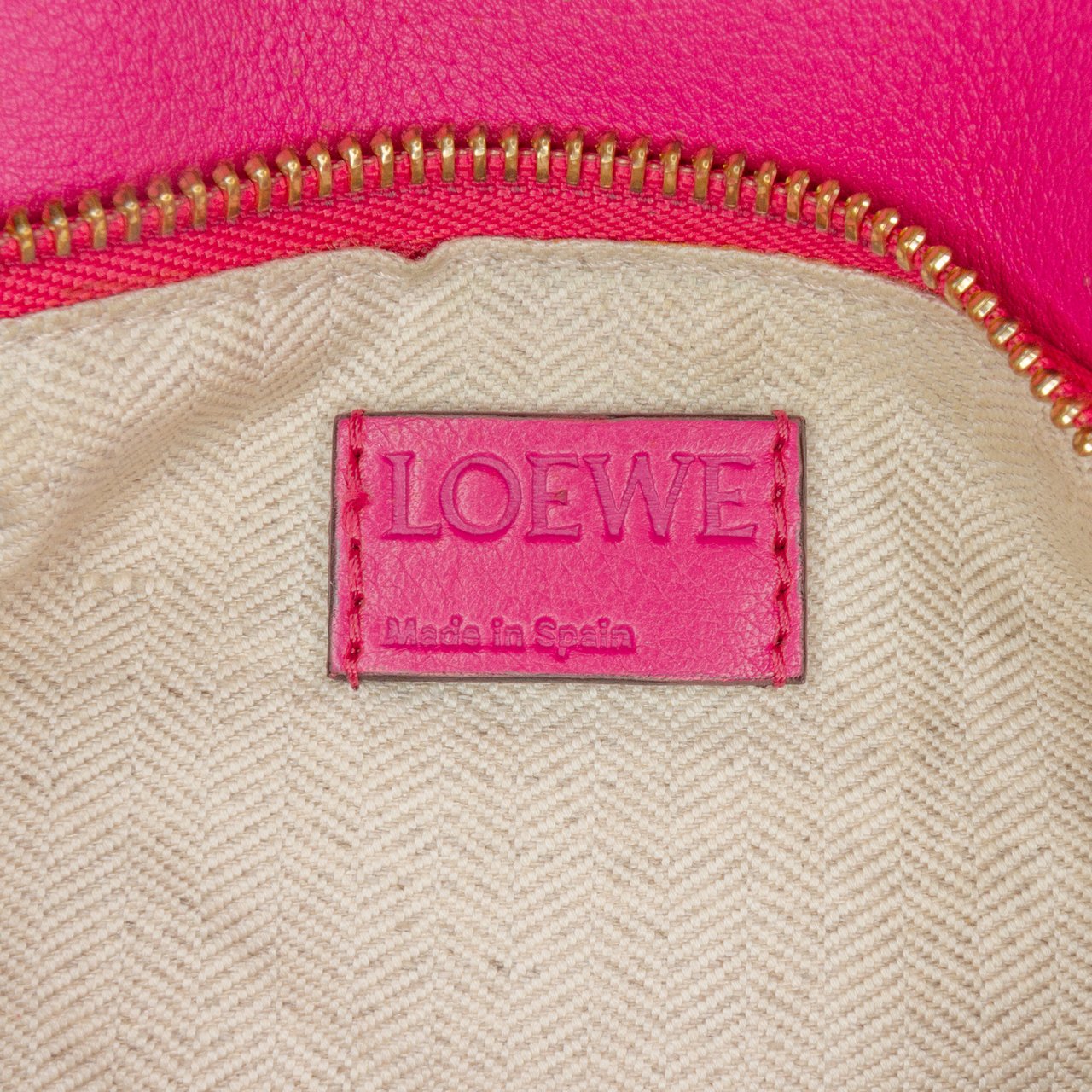 Loewe Small Calfskin Puzzle Satchel Roze