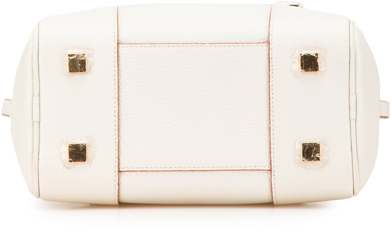 Loewe Leather Amazona Square 19 Wit