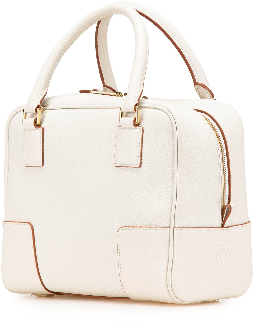 Loewe Leather Amazona Square 19 Wit