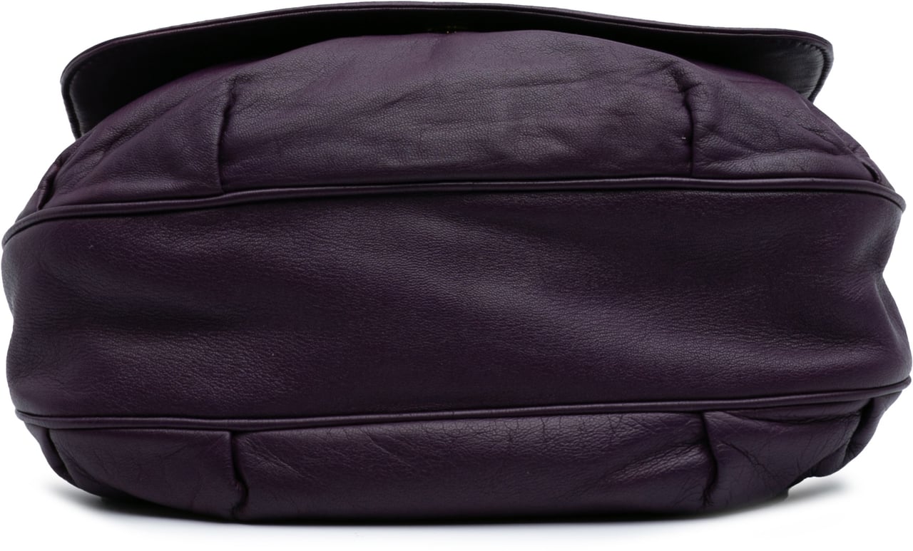 Loewe Anagram Nappa Crossbody Paars