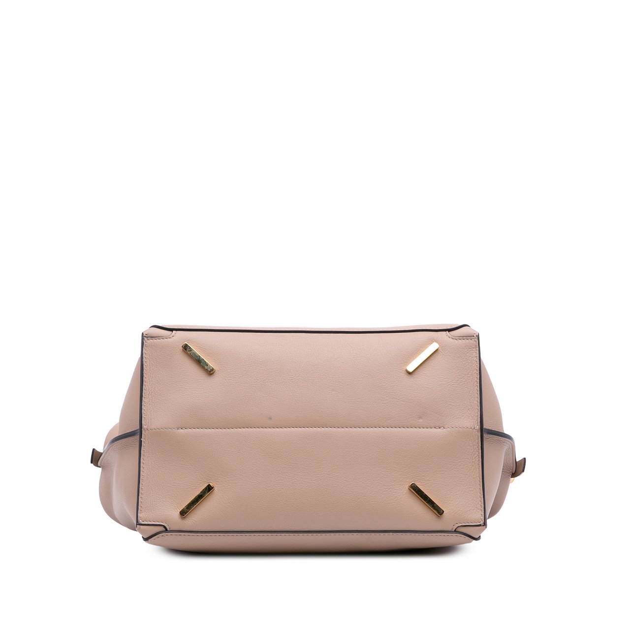 Loewe Anagram Leather Zipper Bag Bruin