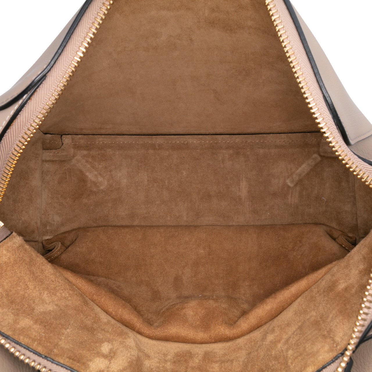 Loewe Anagram Leather Zipper Bag Bruin