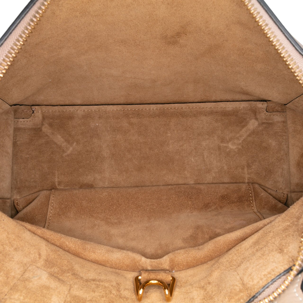 Loewe Anagram Leather Zipper Bag Bruin