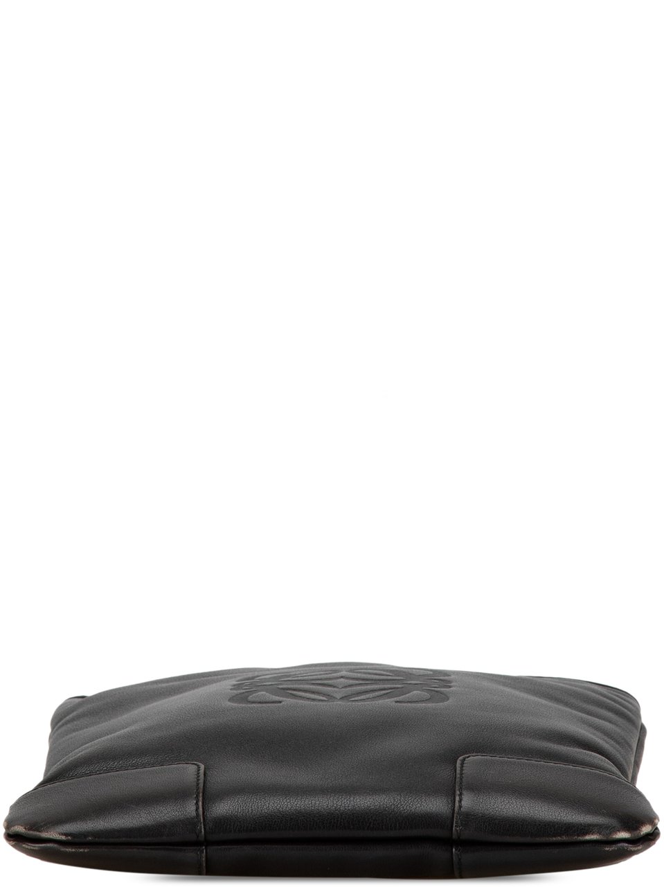 Loewe Anagram Leather Crossbody Zwart