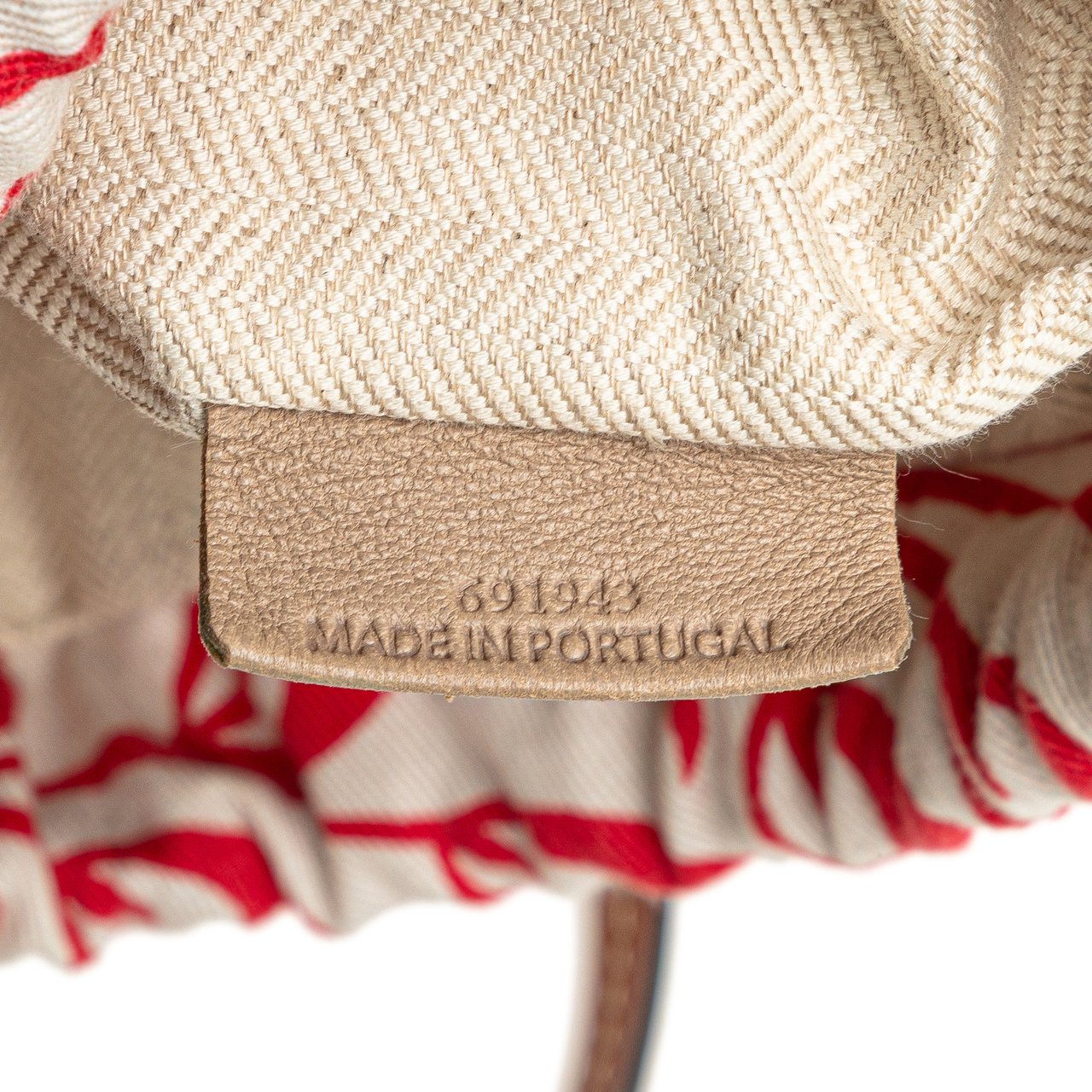 Loewe William de Morgan Small Anagram Canvas Drawstring Crossbody Wit