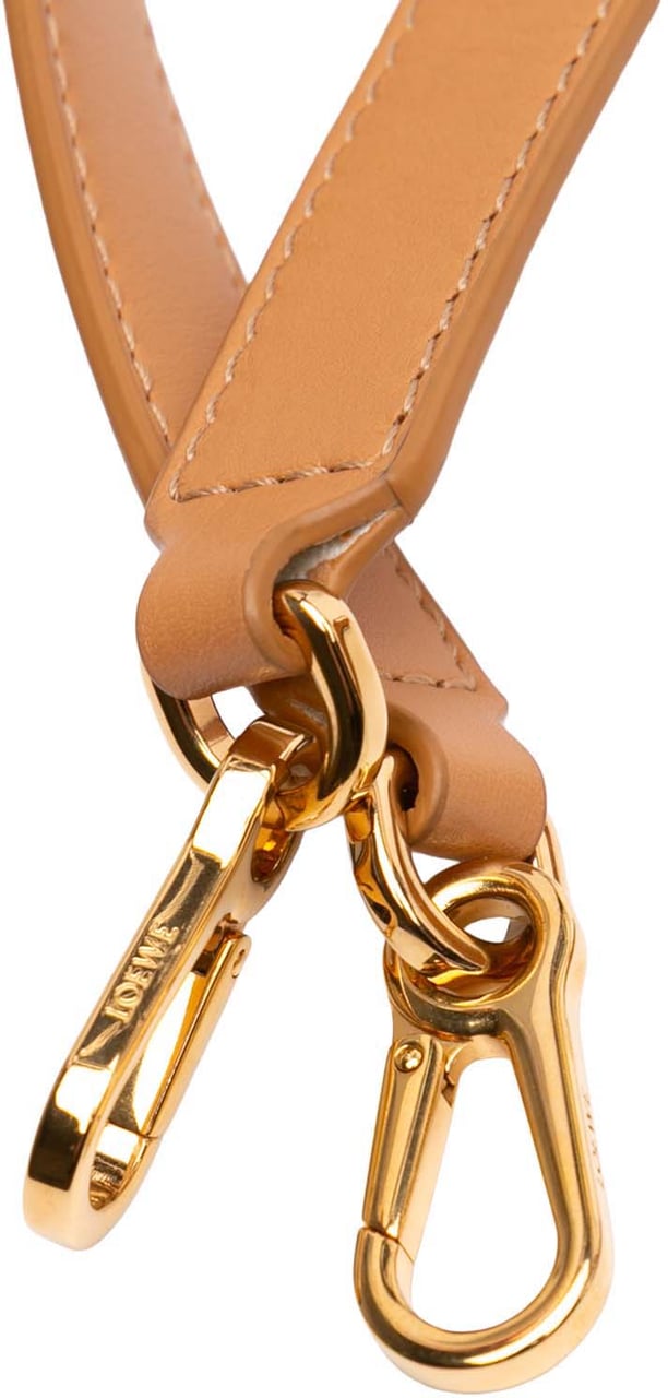 Loewe Small Leather Paseo Satchel Bruin