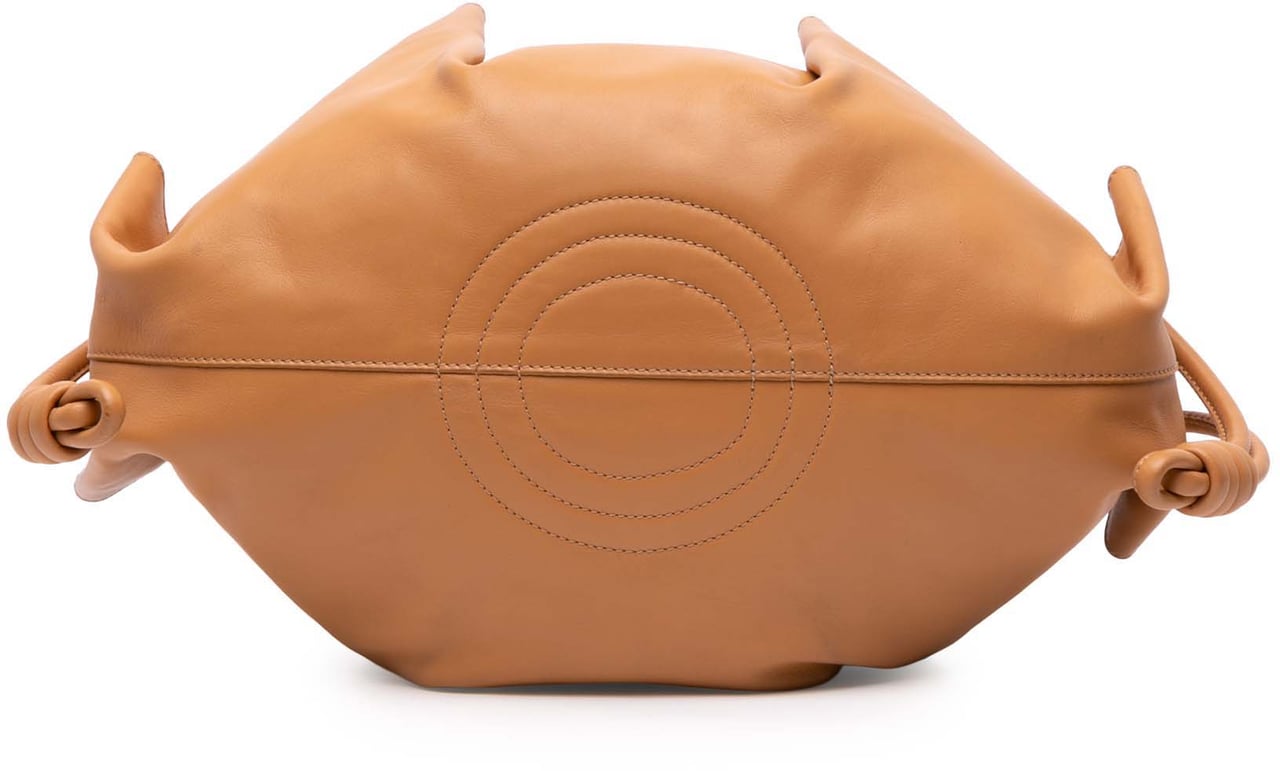 Loewe Small Leather Paseo Satchel Bruin