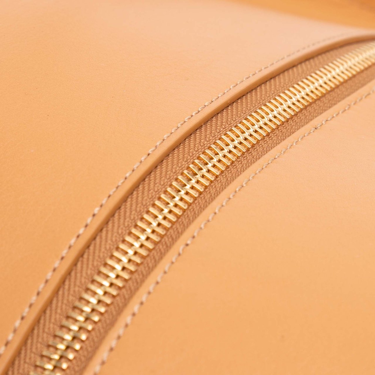Loewe Small Leather Paseo Satchel Bruin
