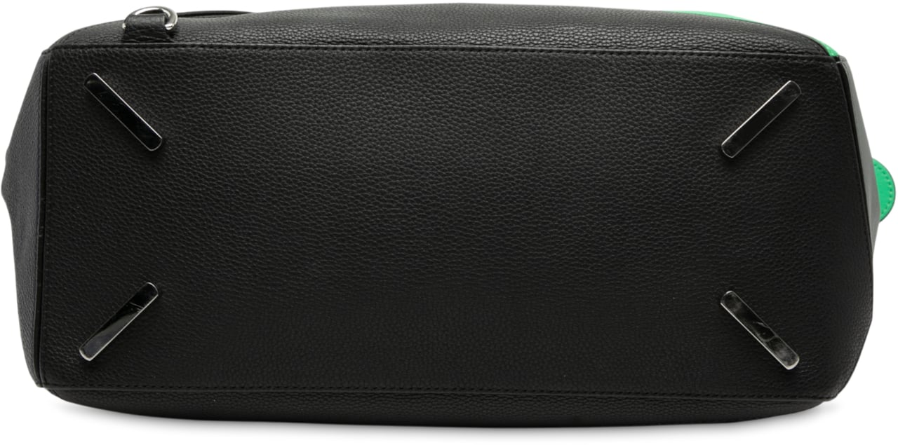 Loewe Large Multicolor Calfskin Puzzle Satchel Zwart