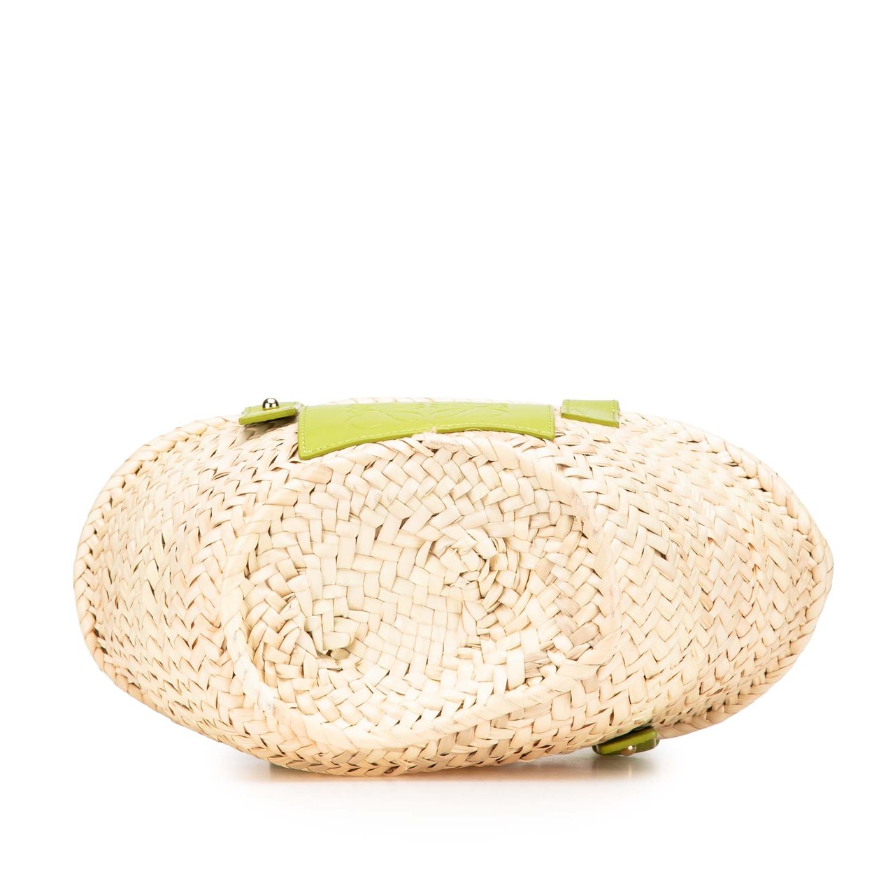 Loewe Small Raffia Basket Tote Bruin