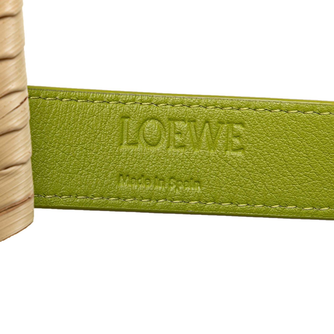 Loewe Small Raffia Basket Tote Bruin