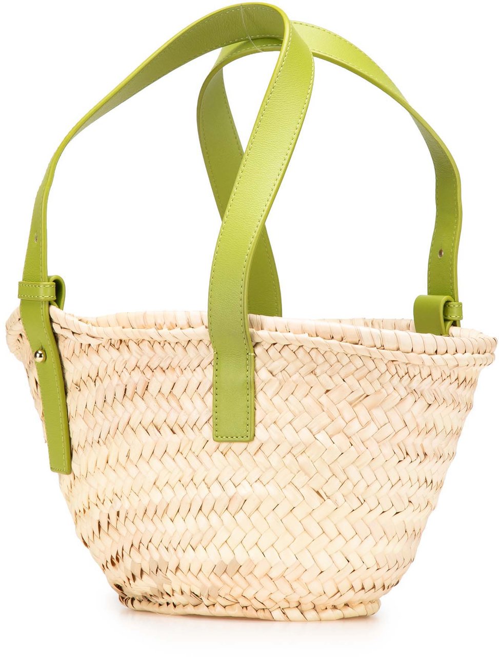 Loewe Small Raffia Basket Tote Bruin