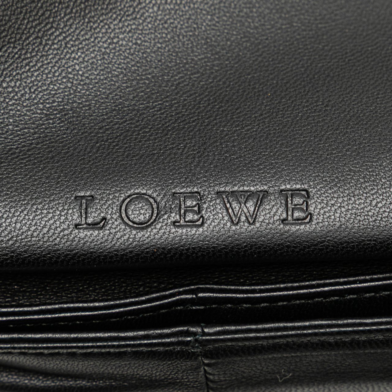 Loewe Nappa Flamenco Drawstring Crossbody Zwart
