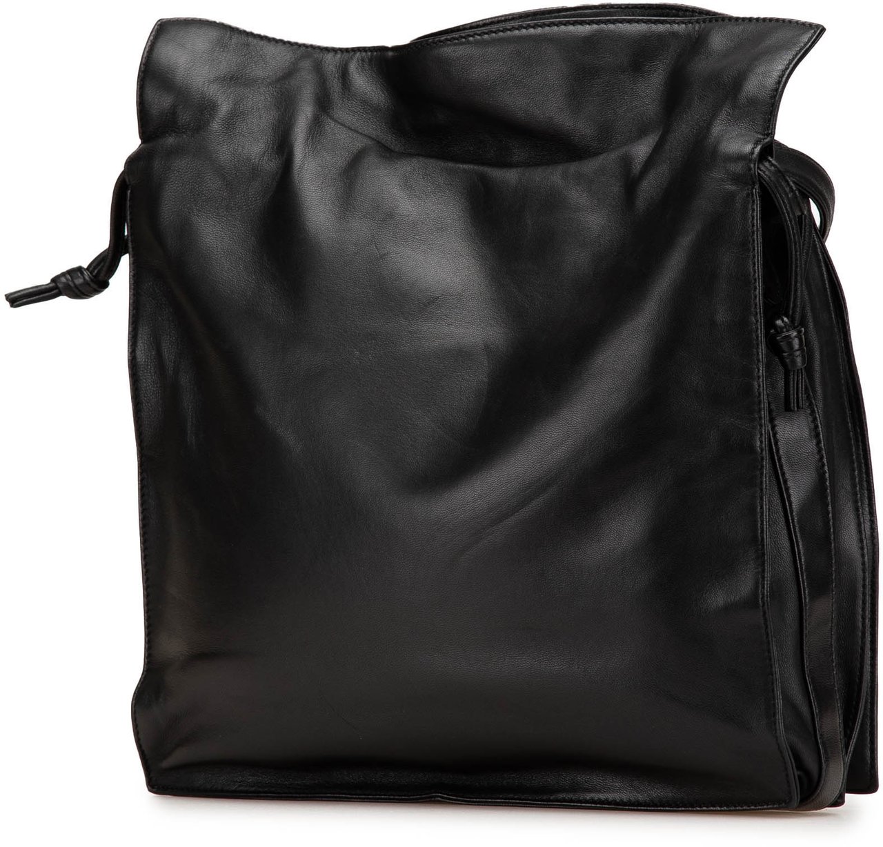 Loewe Nappa Flamenco Drawstring Crossbody Zwart