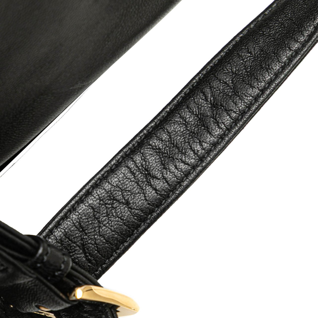 Loewe Nappa Flamenco Drawstring Crossbody Zwart