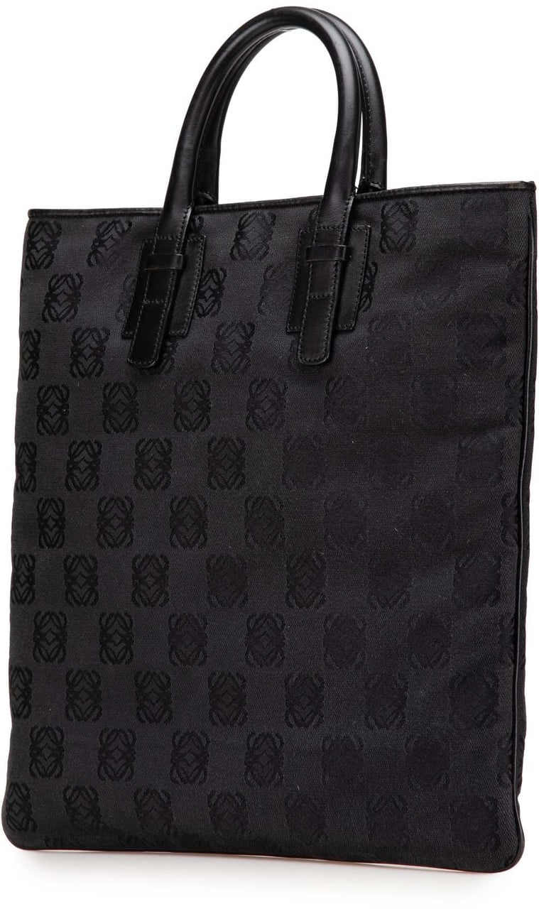 Loewe Anagram Canvas Tote Zwart