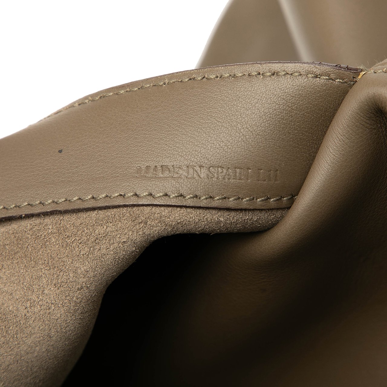 Loewe Leather Tote Bruin