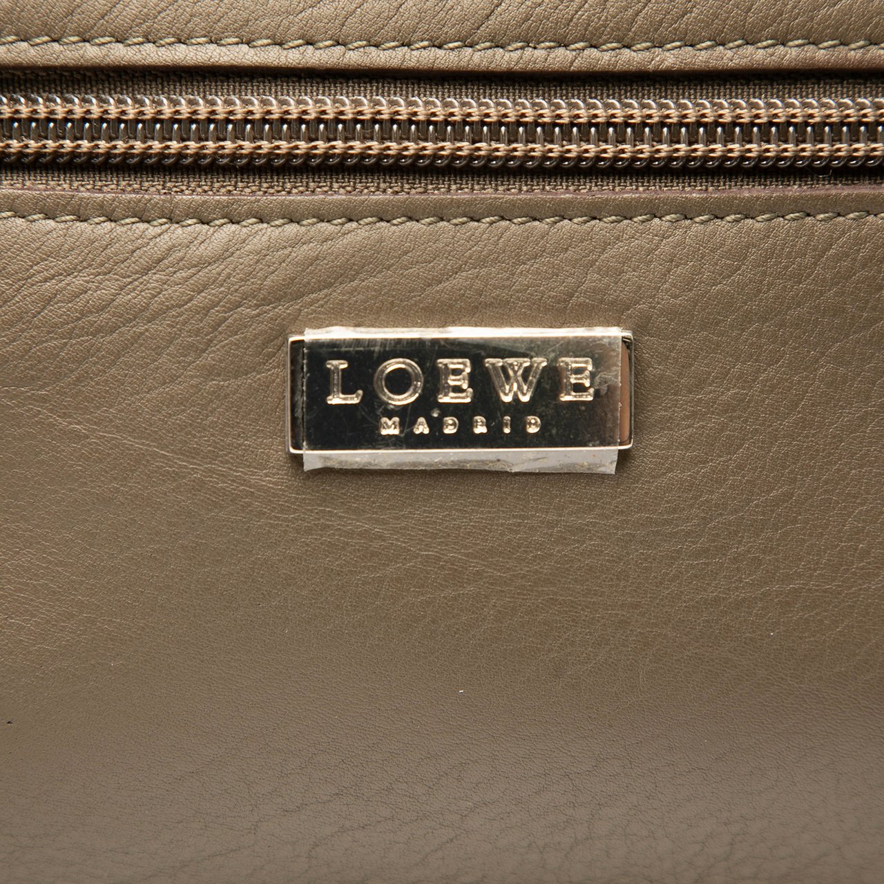 Loewe Leather Tote Bruin