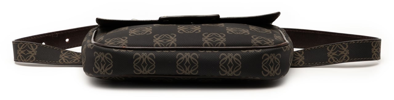 Loewe Anagram Coated Canvas Belt Bag Bruin