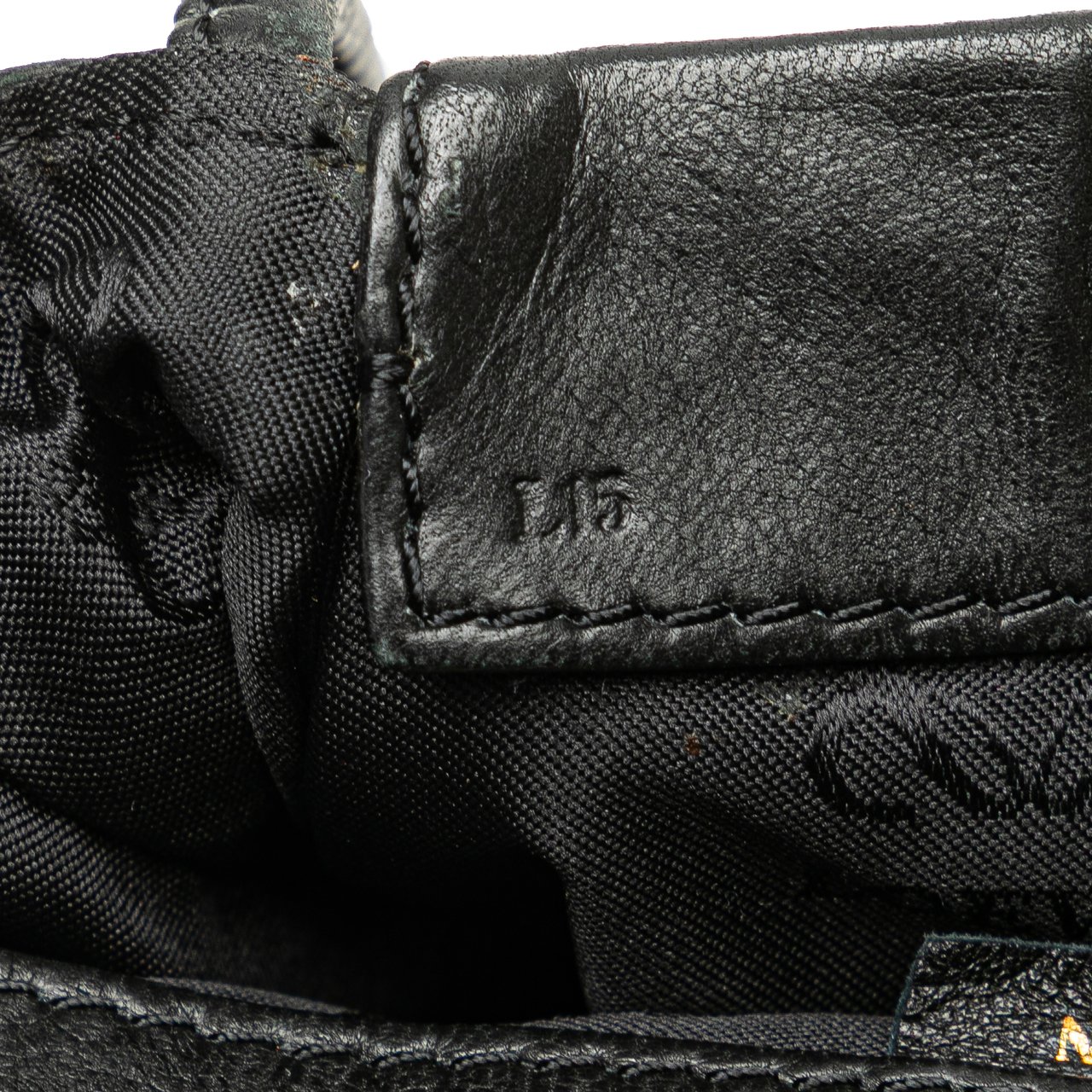 Loewe Nappa Leather Tassel Crossbody Zwart