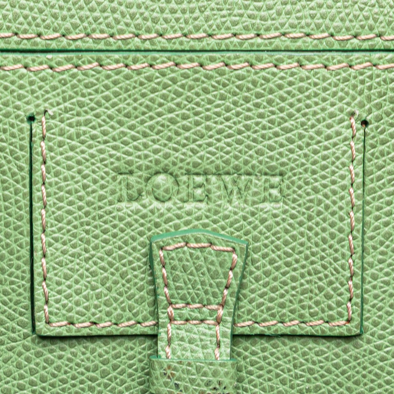 Loewe Anagram Canvas Tote Groen