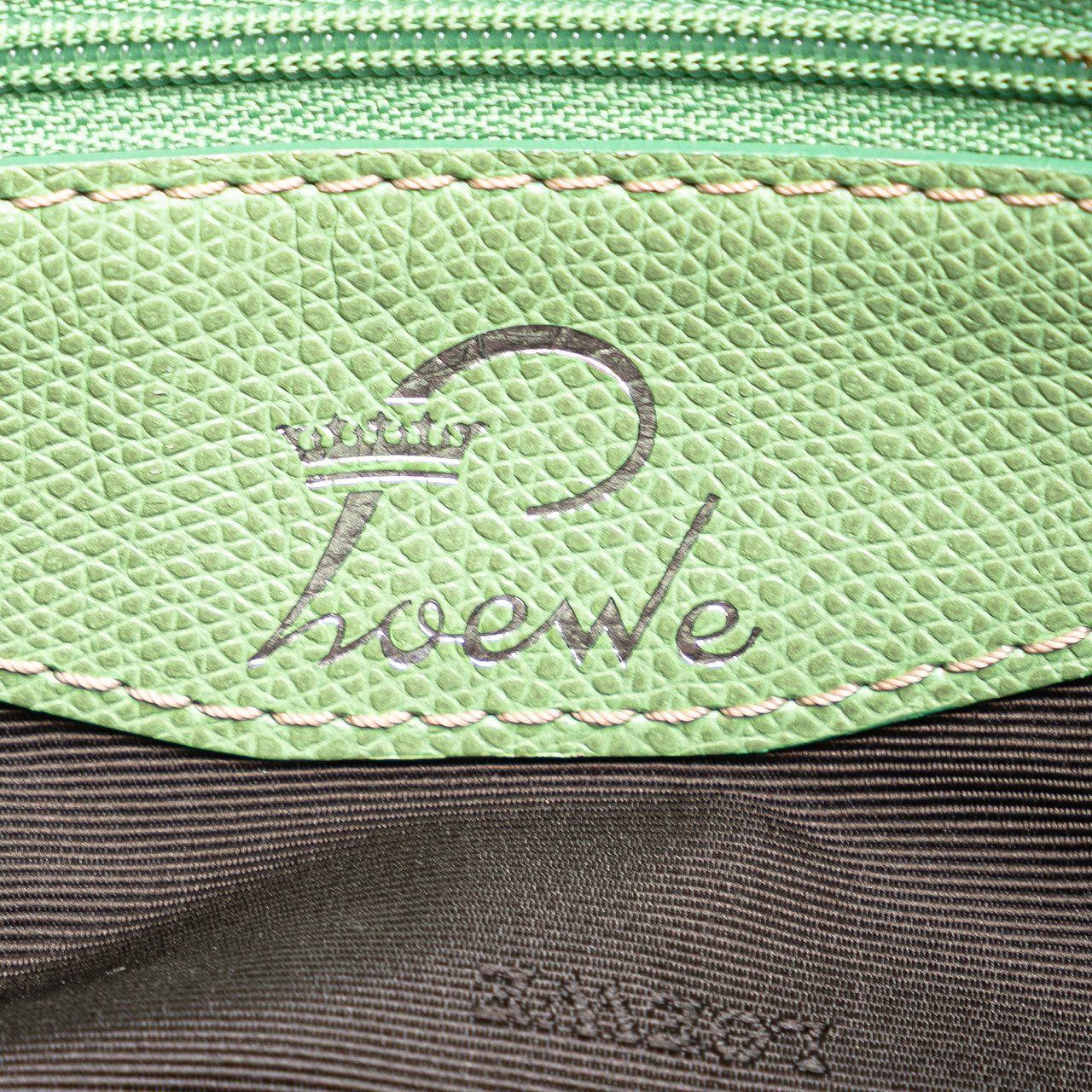 Loewe Anagram Canvas Tote Groen