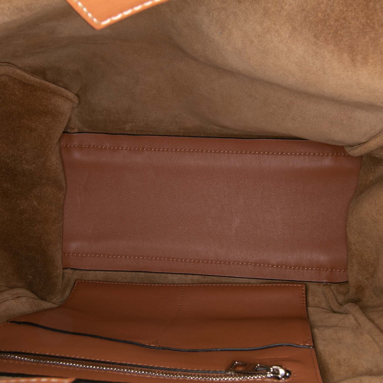 Loewe Medium Canvas Flamenco Knot Tote Bruin