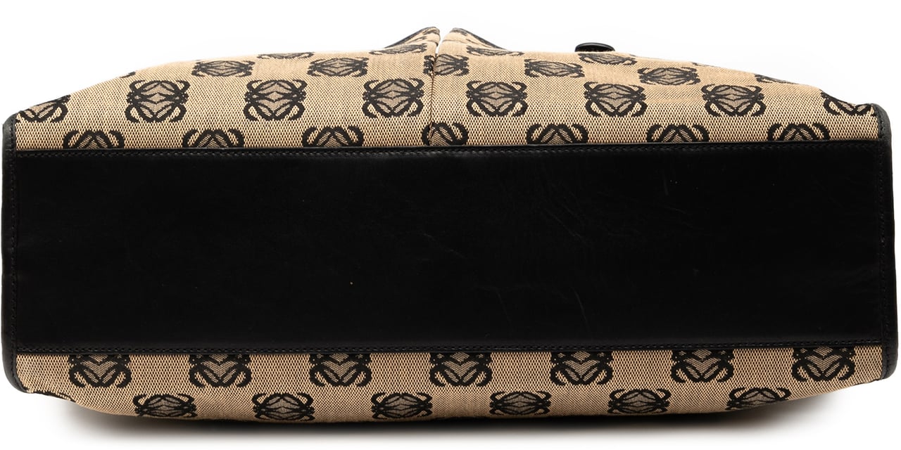 Loewe Anagram Canvas Repeat Tote Bruin