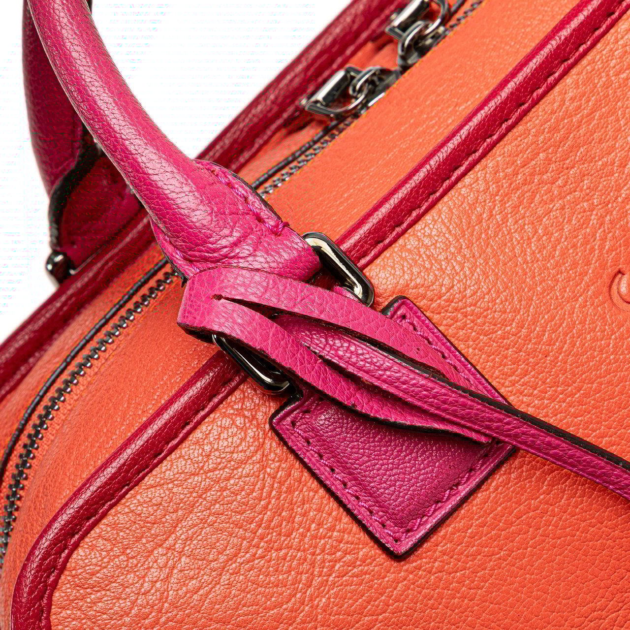Loewe Tricolor Goatskin Amazona 28 Oranje