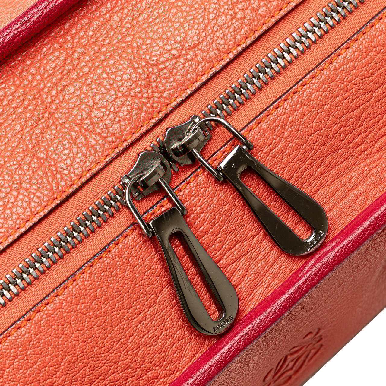 Loewe Tricolor Goatskin Amazona 28 Oranje