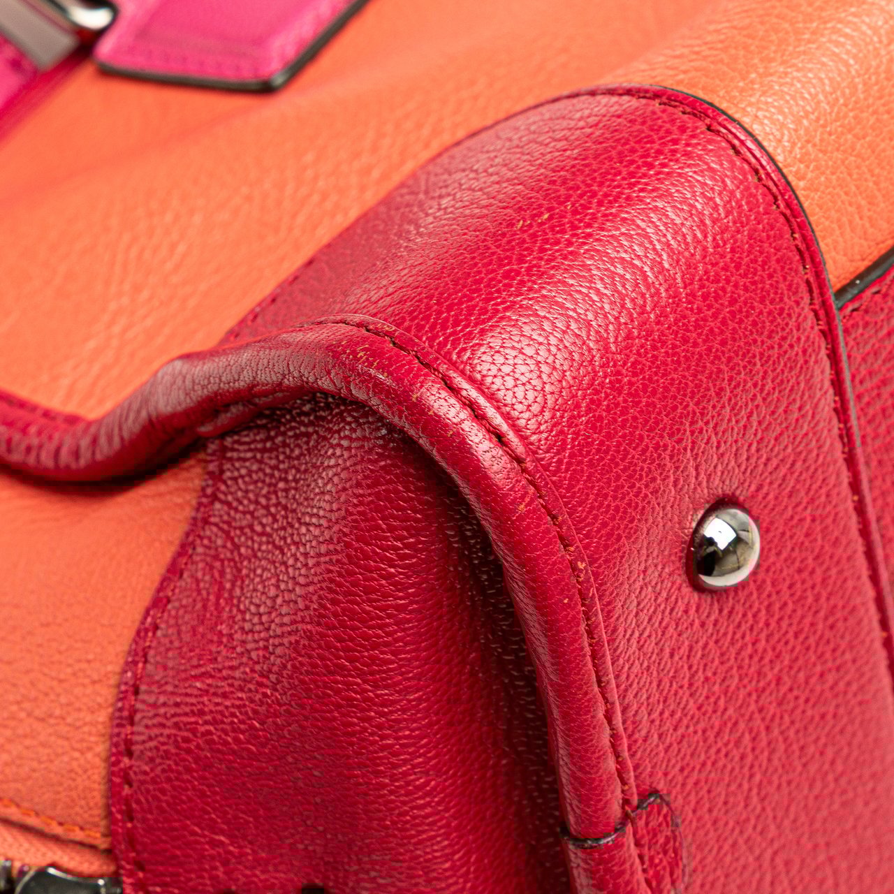 Loewe Tricolor Goatskin Amazona 28 Oranje