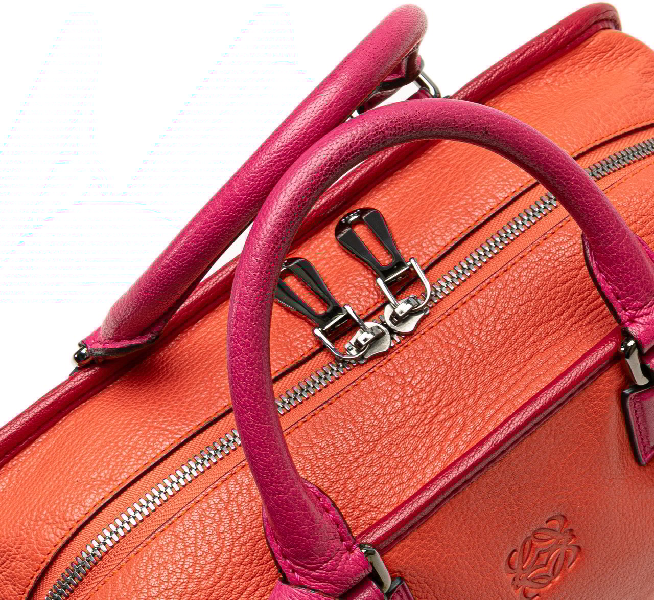 Loewe Tricolor Goatskin Amazona 28 Oranje