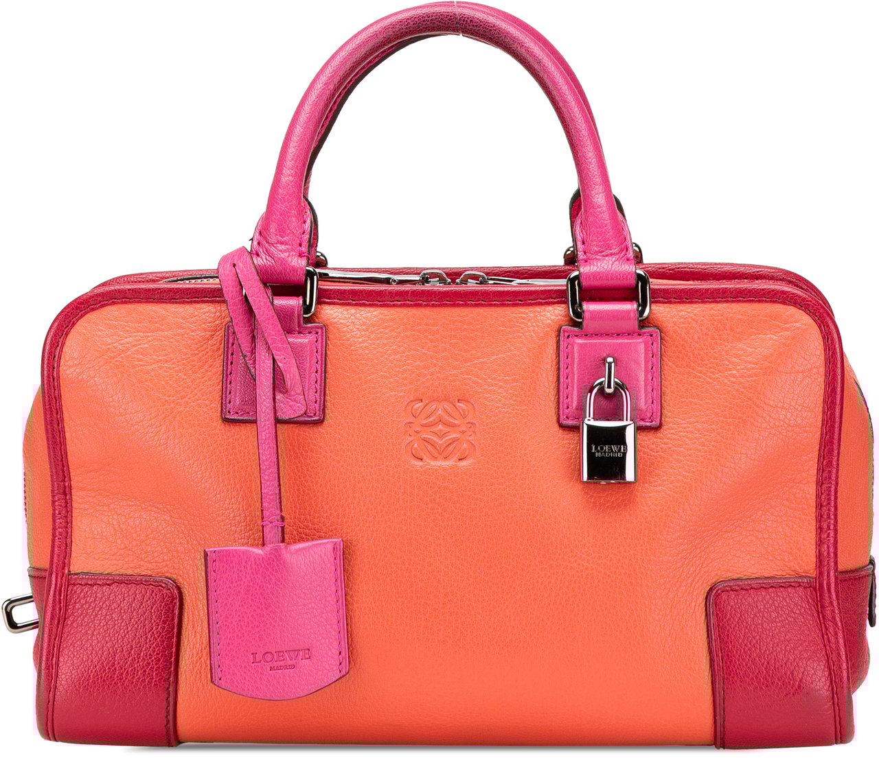 Loewe Tricolor Goatskin Amazona 28 Oranje