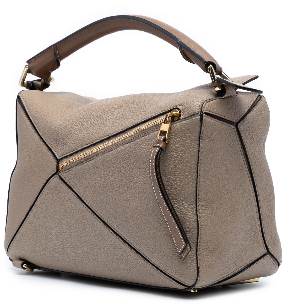 Loewe Medium Calfskin Puzzle Satchel Bruin