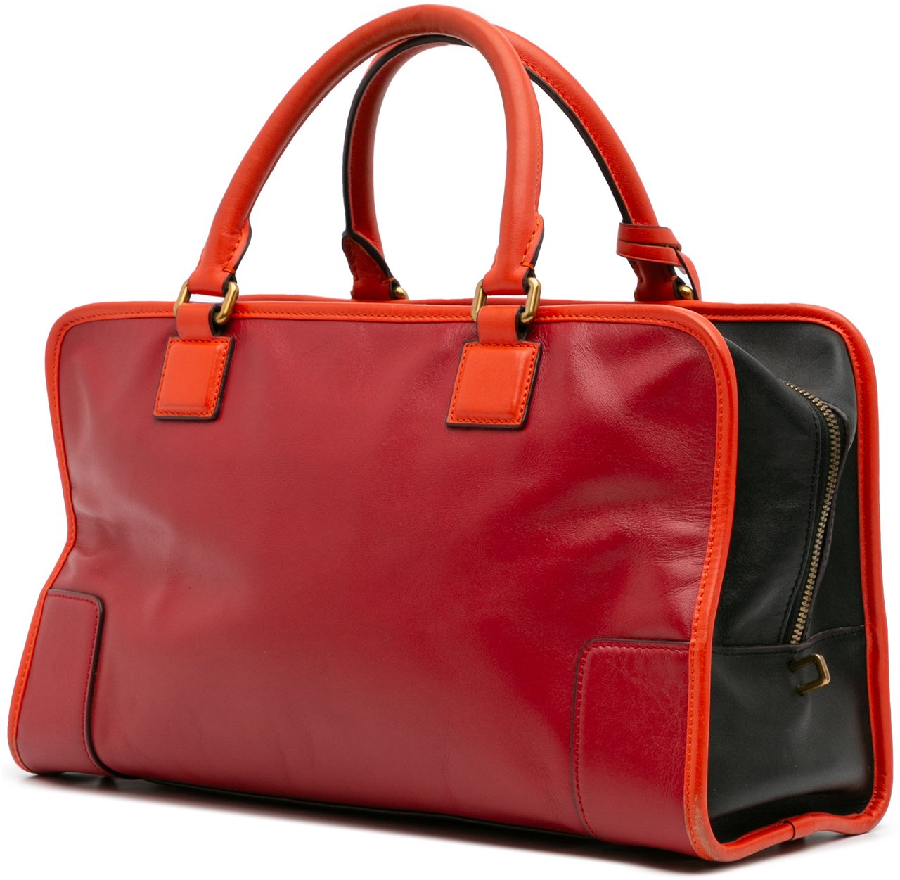 Loewe Tricolor Leather Amazona 36 Rood