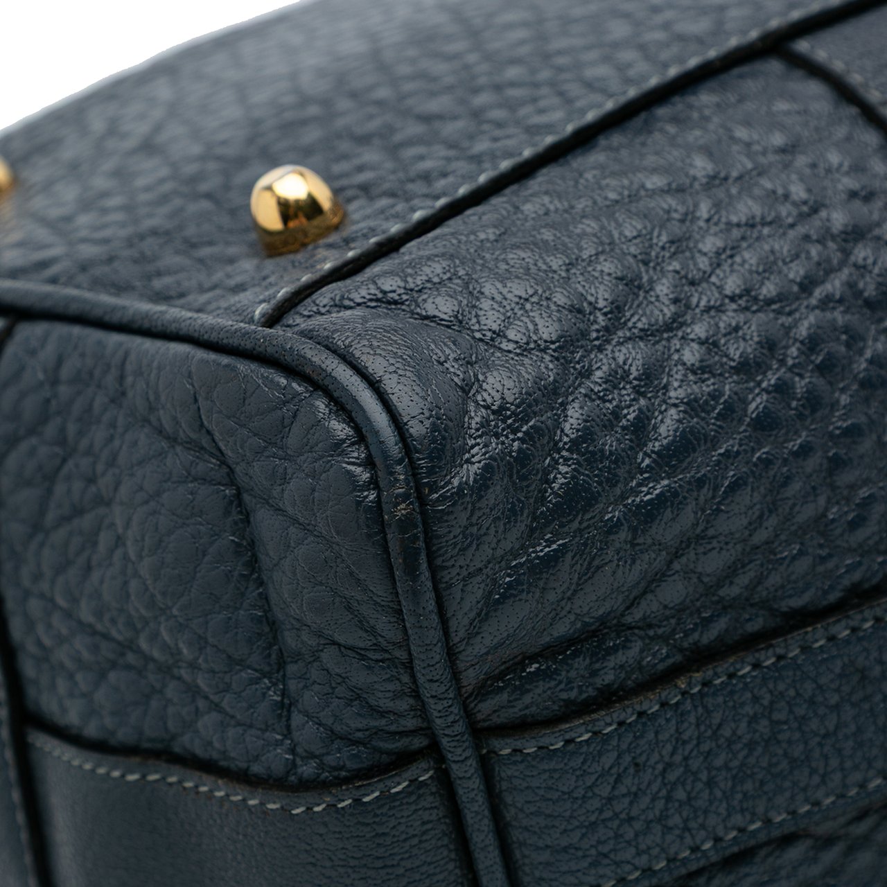 Loewe Goatskin Anagram Paseo 30 Satchel Blauw