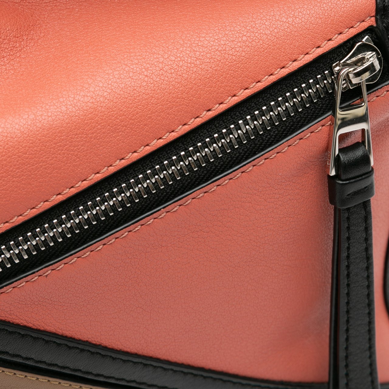 Loewe Small Calfskin Graphic Puzzle Satchel Bruin