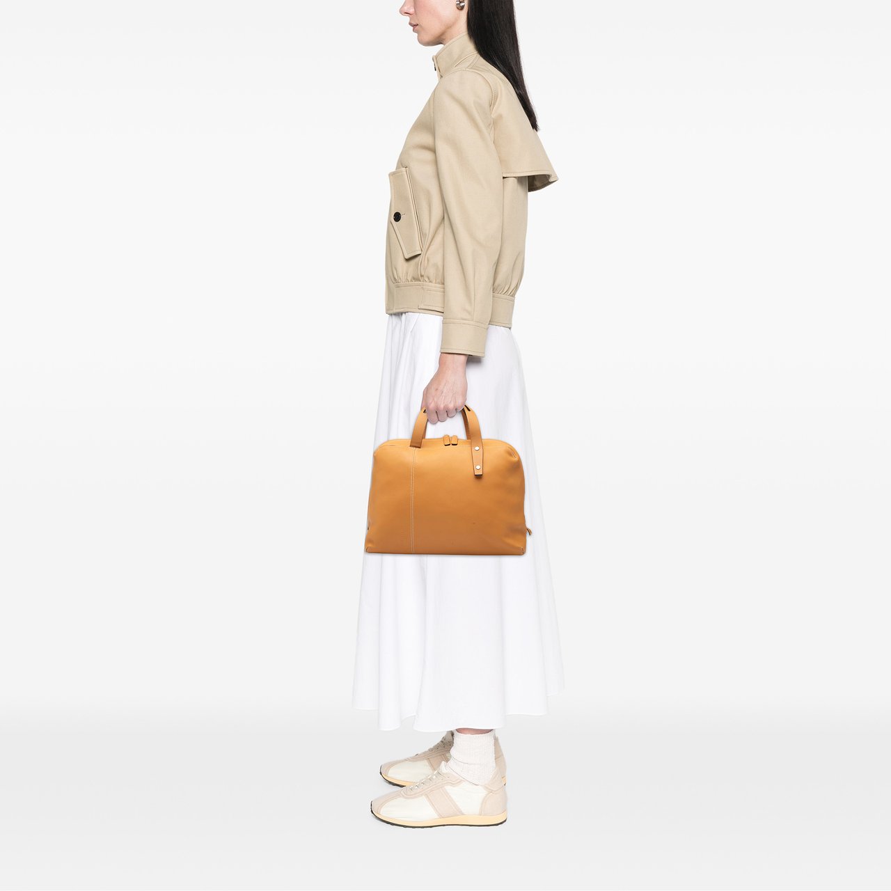 Loewe Leather Handbag Bruin