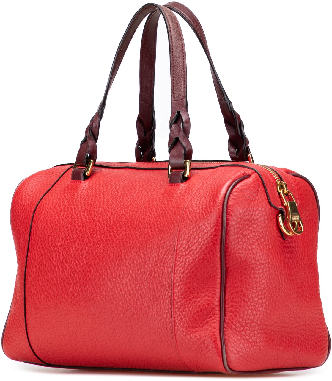 Loewe Leather Fusta 25 Rood