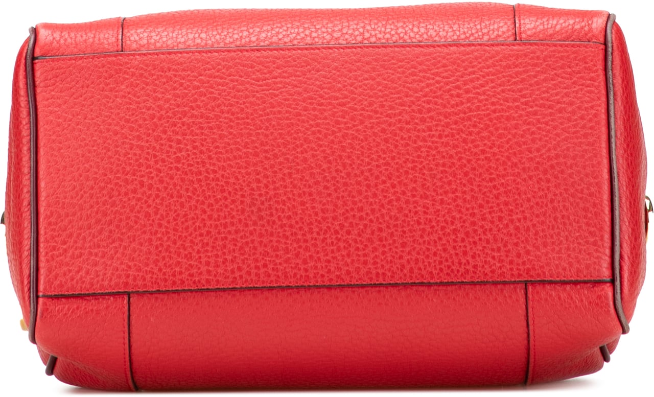 Loewe Leather Fusta 25 Rood
