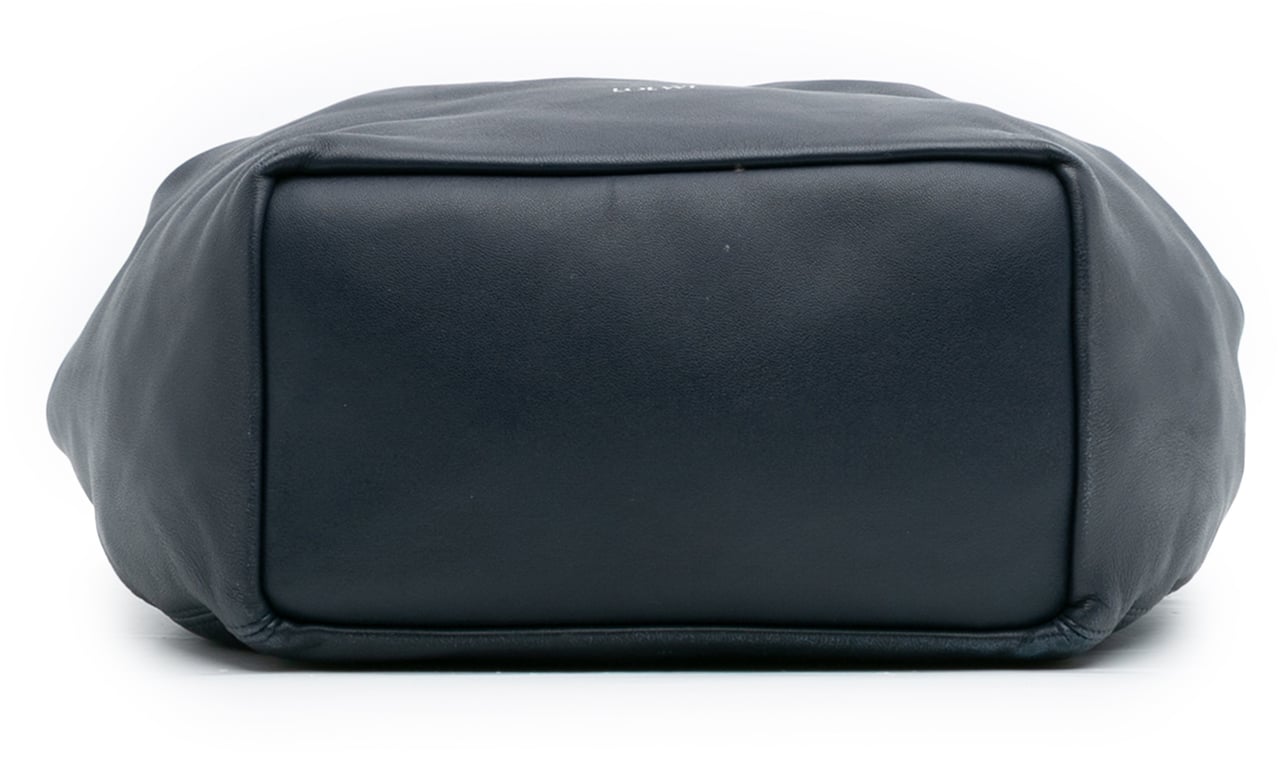 Loewe Small Mellow Nappa Lambskin Squeeze Bag Blauw