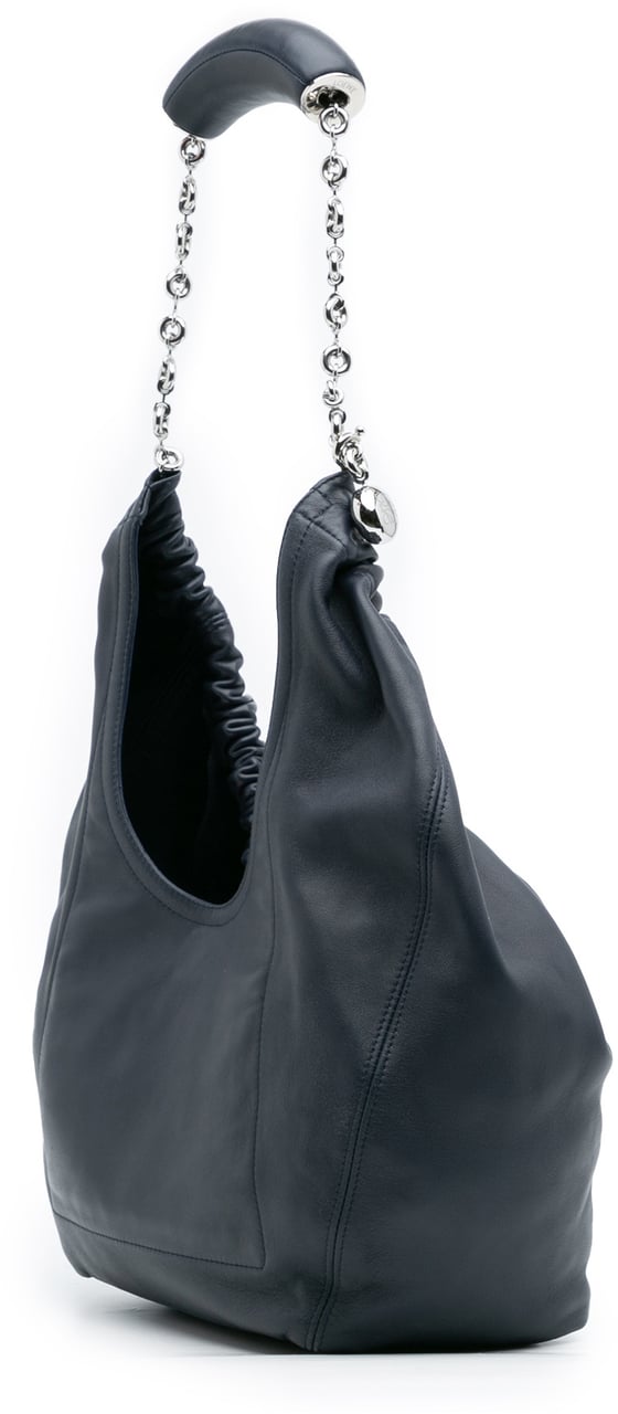 Loewe Small Mellow Nappa Lambskin Squeeze Bag Blauw