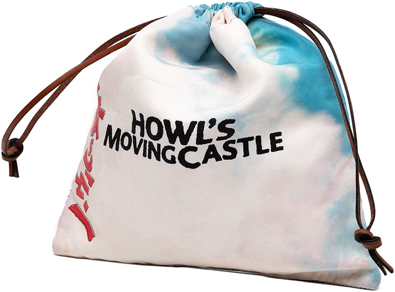 Loewe Studio Ghibli Howls Moving Castle Canvas Drawsting Pouch Blauw