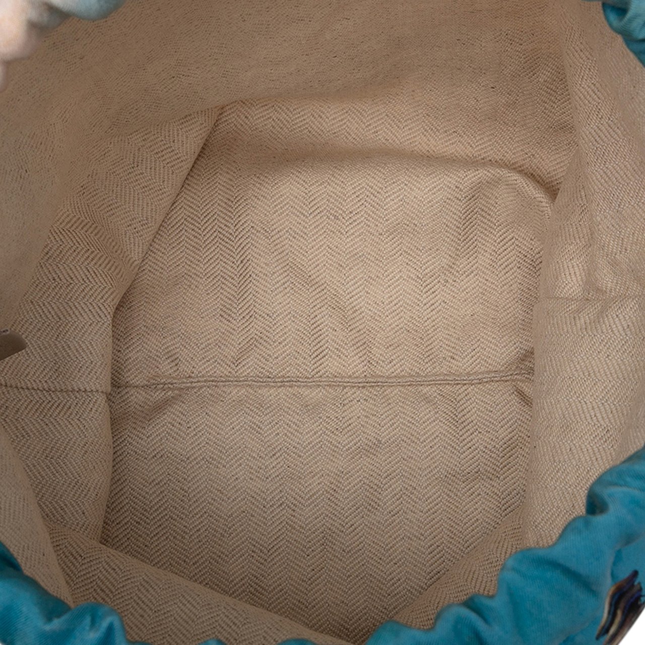 Loewe Studio Ghibli Howls Moving Castle Canvas Drawsting Pouch Blauw