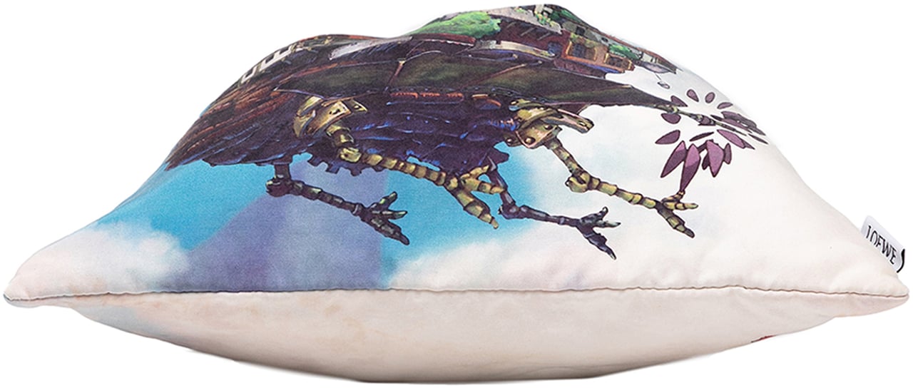 Loewe Studio Ghibli Howls Moving Castle Canvas Drawsting Pouch Blauw