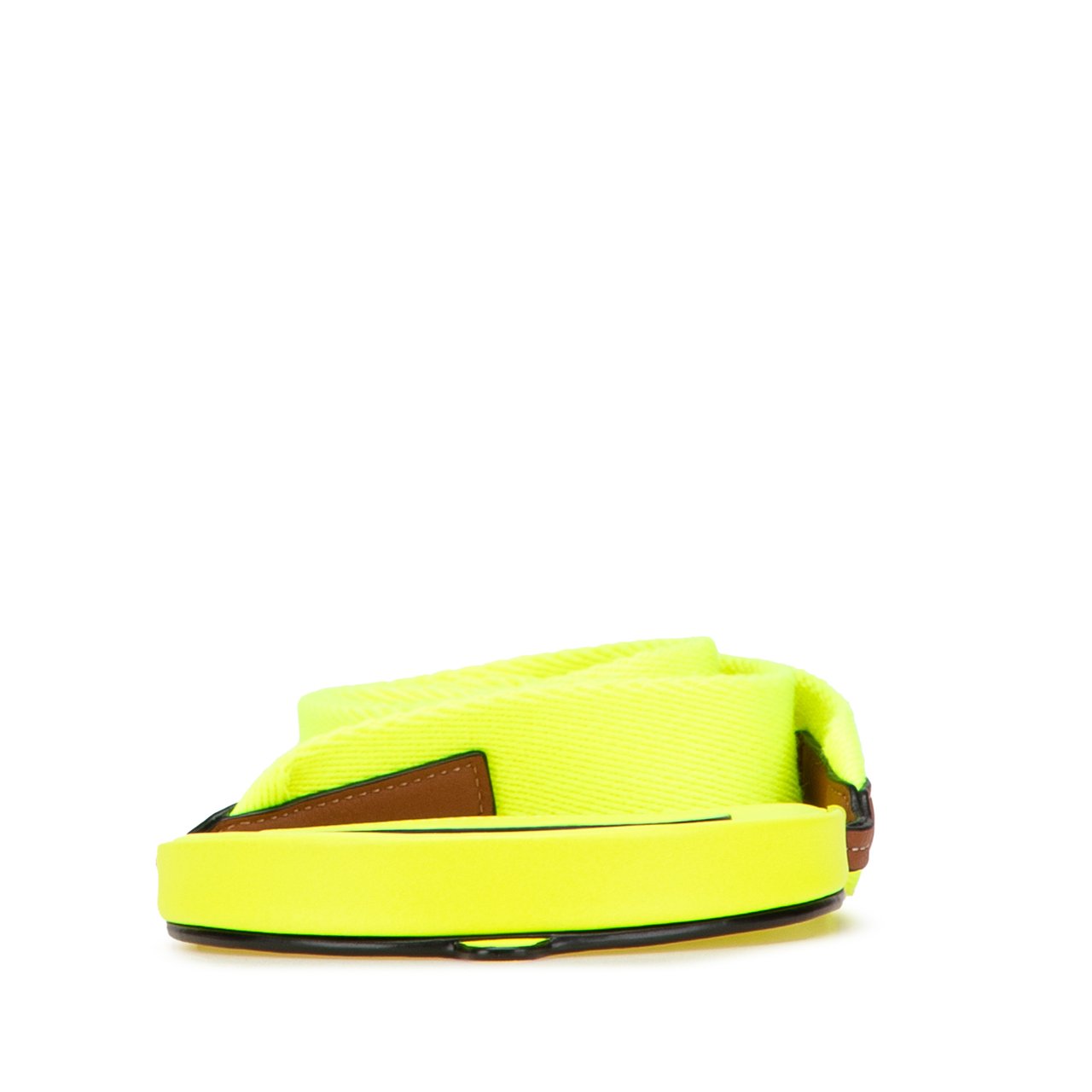 Loewe Small Smooth Calfskin Smiley Heel Crossbody Geel