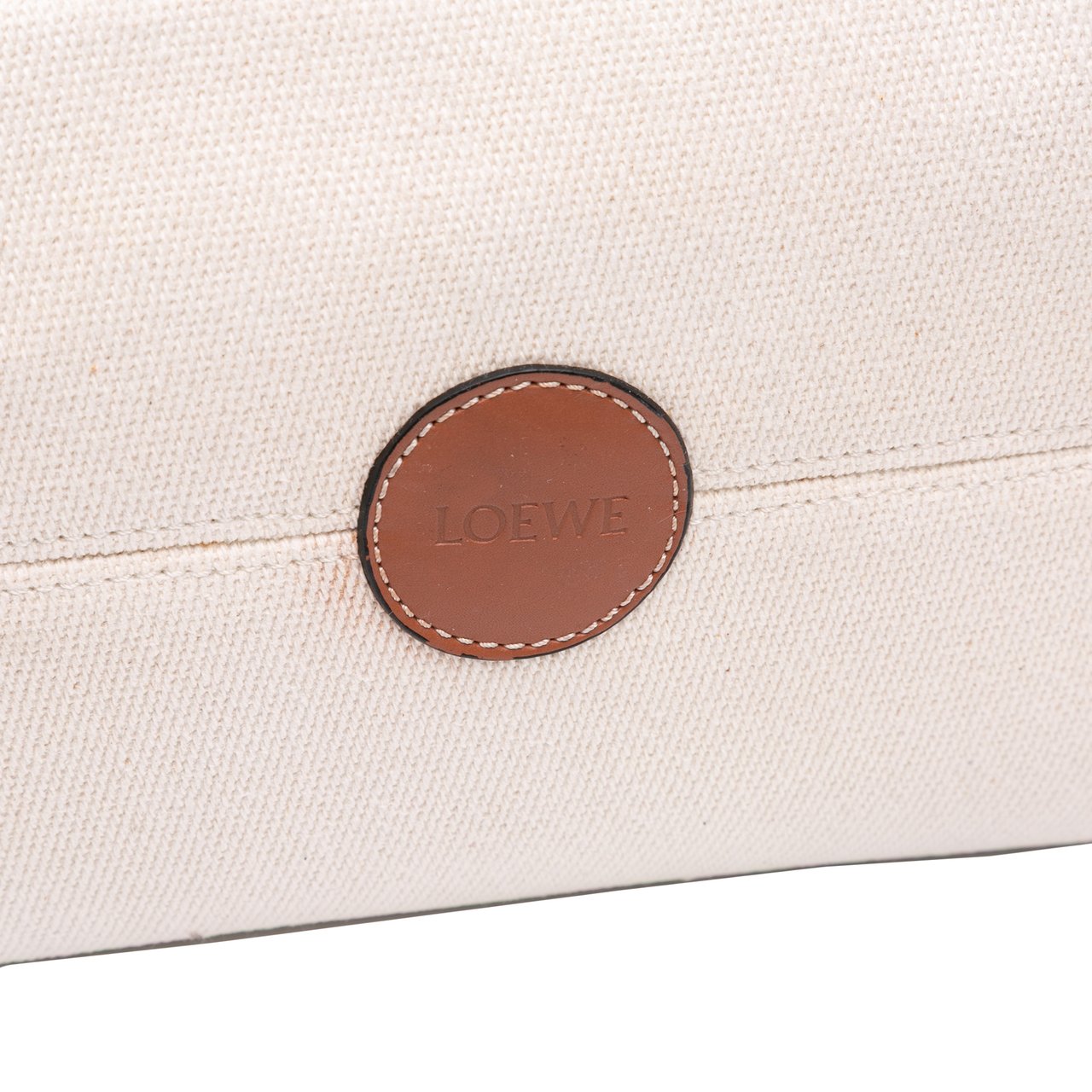 Loewe Small Canvas Cushion Tote Bruin