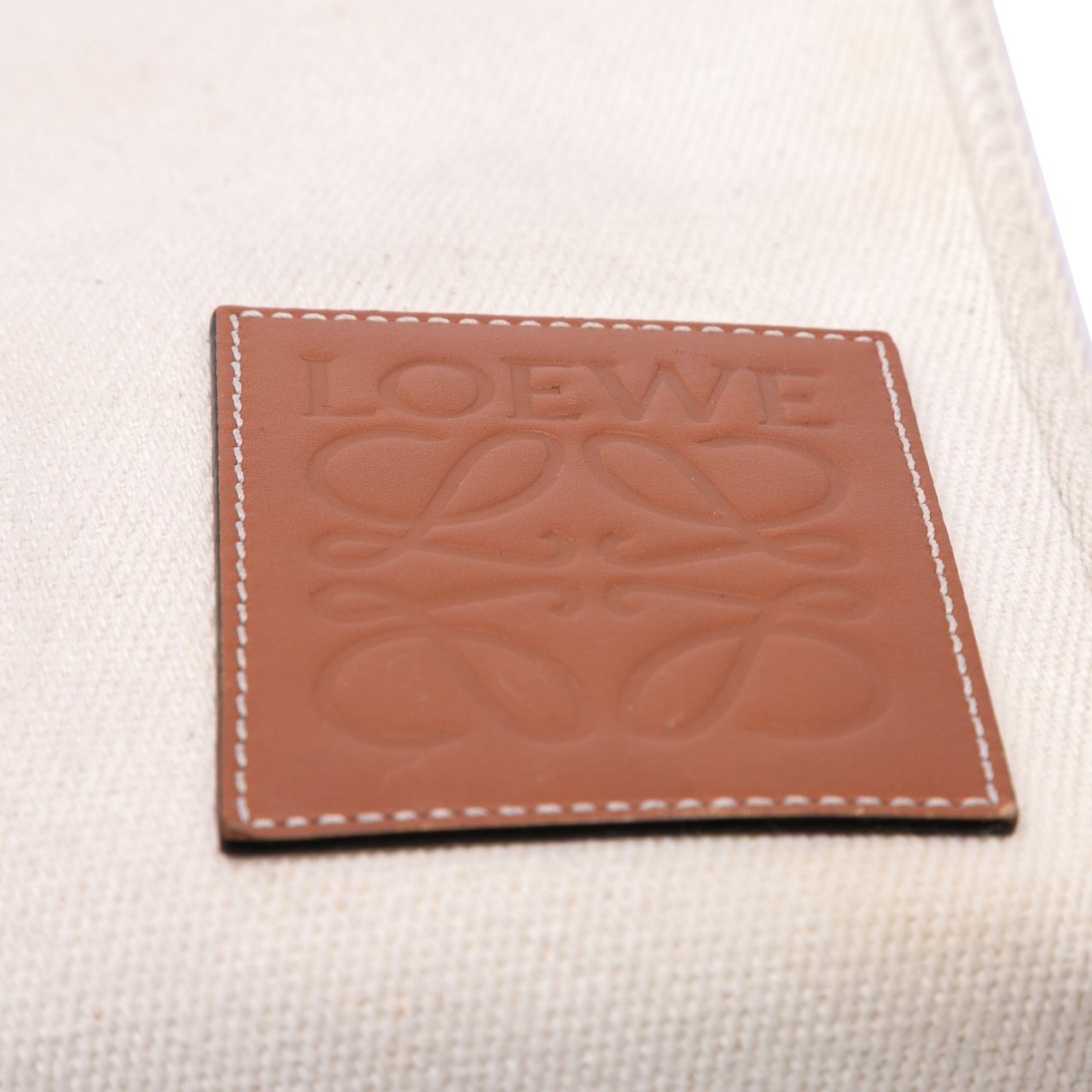 Loewe Small Canvas Cushion Tote Bruin